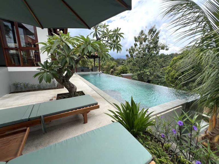 Villa Suatu Hari pool at Tenang Saja Villas